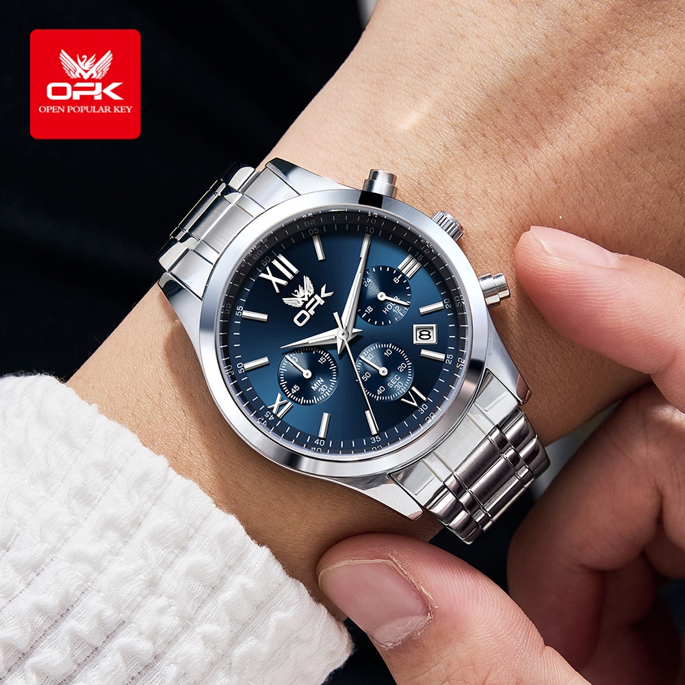 OPK 6052 メンズ腕時計 自動日付表示 ステンレススチ - Luxury Watch For Men のレビューと価格