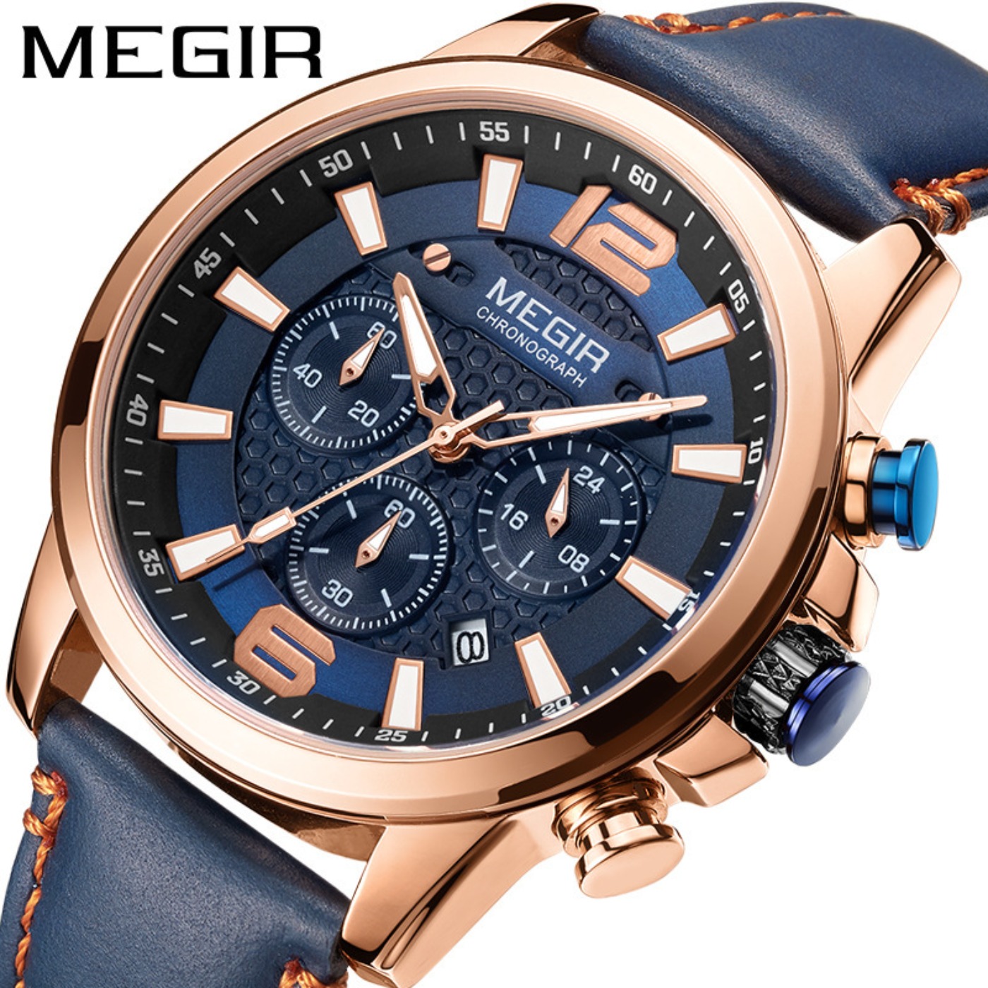 MEGIR 2020 高級腕時計メンズトップブランド防水発光 - Luxury Quartz Watch Brands のレビューと価格