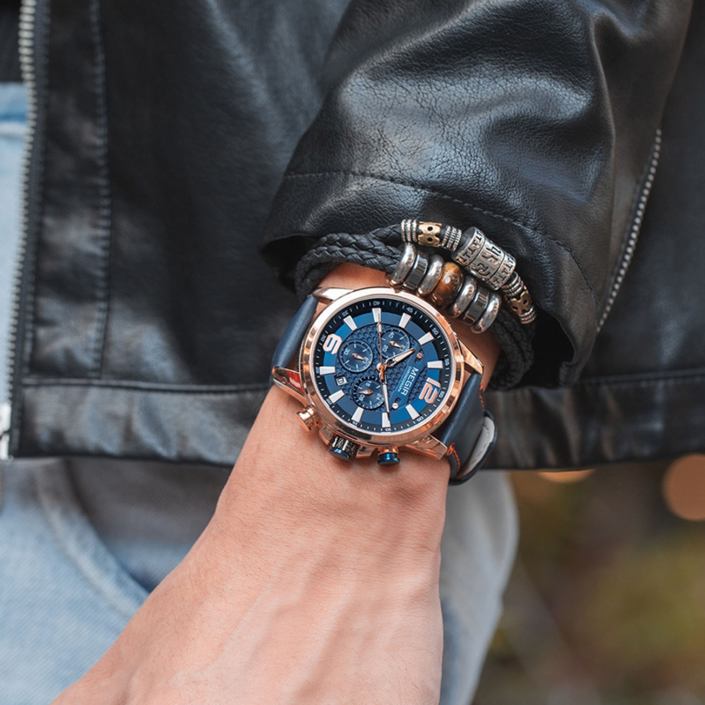 MEGIR 2020 高級腕時計メンズトップブランド防水発光 - Luxury Quartz Watch Brands のレビューと価格