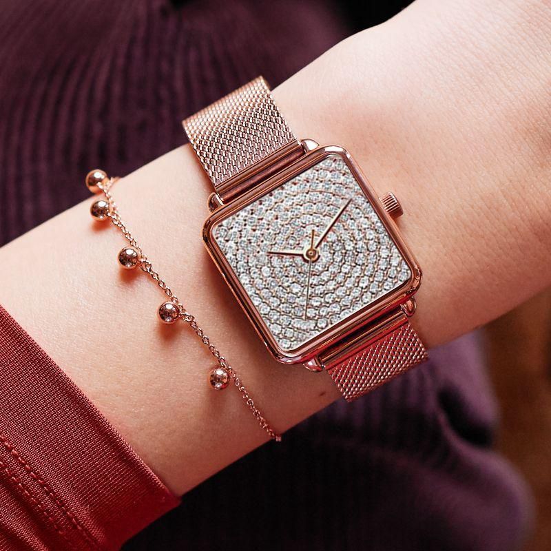 新しいファッションの女性のクォーツ腕時計シンプルなカジュアル - Ladies Luxury Watch のレビューと価格